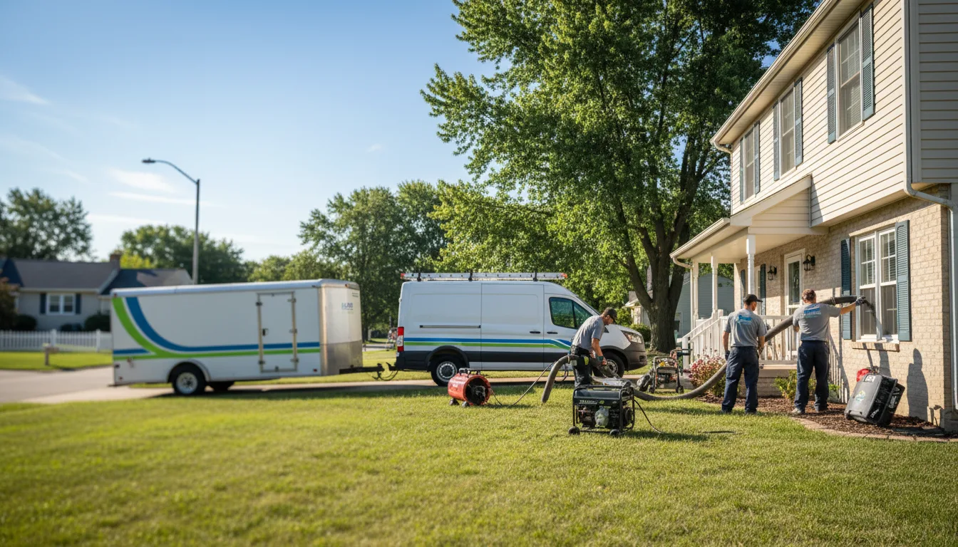 Flooded Basement Restoration And Cleanup With Repair in New Riegel, OH near me
